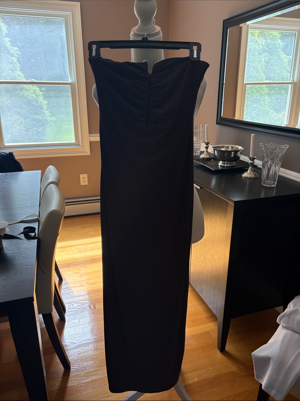 ZARA - Classic Strapless BrownMaxi Dress